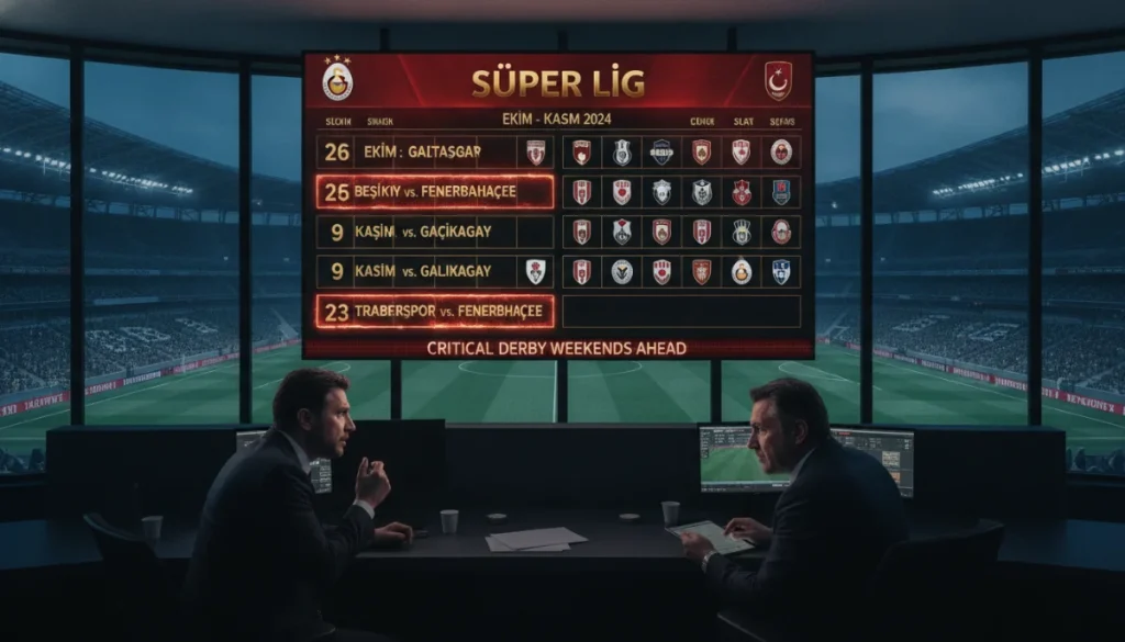 Süper Lig Dev Randevu Takvimi: Derbi Haftaları Netleşti